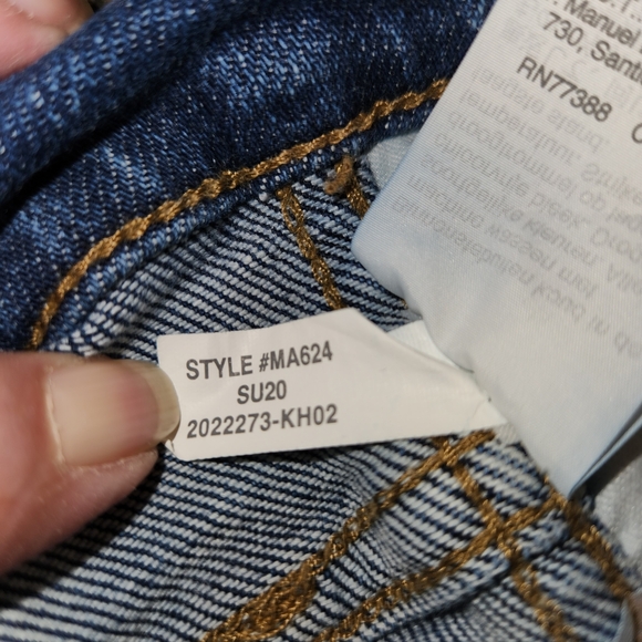 Madewell Size 33P 10" High Rise Skinny Jeans With Tencel/Lyocell Blend Stretchy - Picture 11 of 12